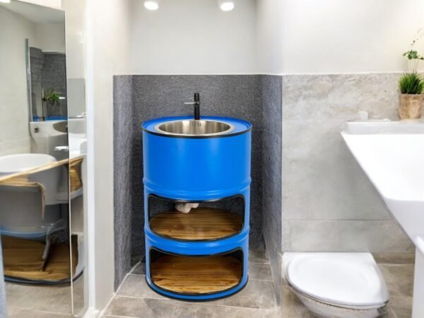 Varil Çok Amaçlı Lavabo Ünite - Görsel 2